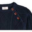 Copenhagen Colors Navy Stickad Tröja Online now