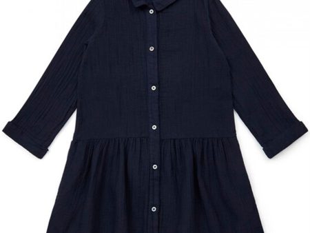 BONTON Navy Rafia Klänning on Sale