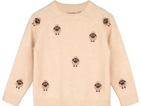 Fliink Sandshell Embr. Sheep Alon Pullover Cheap