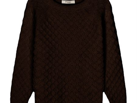 Fliink Chicory Coffee Benna Sqa. Pullover Hot on Sale