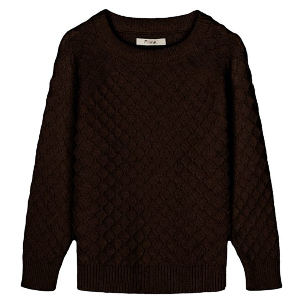 Fliink Chicory Coffee Benna Sqa. Pullover Hot on Sale