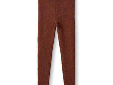 Fliink Carob Brown Benna Rib Leggings Online