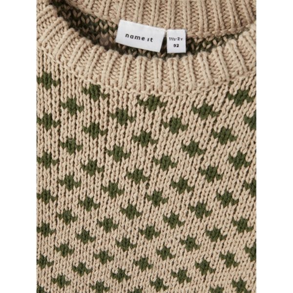 Name it Oxford Tan Monis Stickad Tröja Fashion