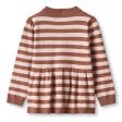 Fliink Carob Brown Striped Alilly Tröja Online Hot Sale