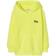 American Vintage Hoodie Izubird Neon Yellow Hot on Sale