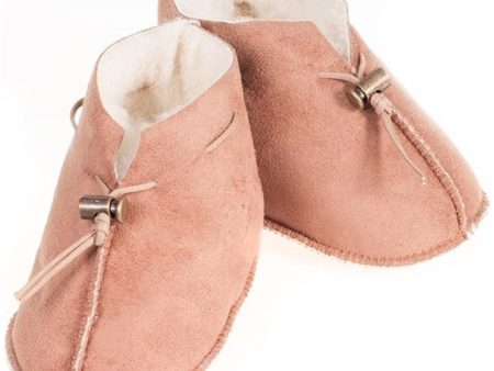 Alwero Baby Slippers Emo Velours Light Brown Hot on Sale