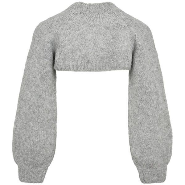 Sofie Schnoor Grey Melange Stickat Online Sale