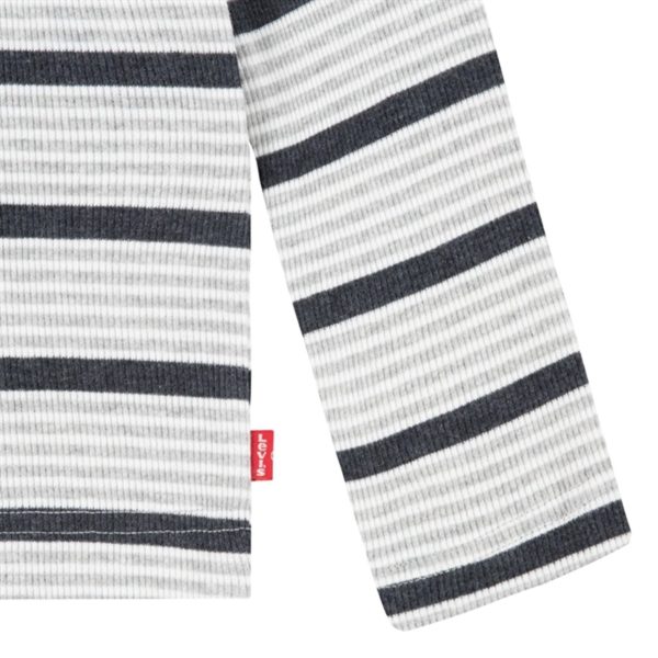 Levi s Long Sleeve Striped Thermal T-Shirt Light Grayheather on Sale