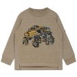 Hust & Claire Mini Deer Brown Melange Stanley Sweatshirt Online Sale