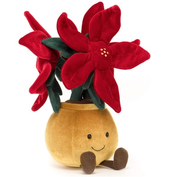 Jellycat Amuseable Poinsettia 24 cm For Sale