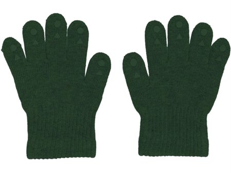 Gobabygo Ull Grip Gloves Forrest Green Online Hot Sale