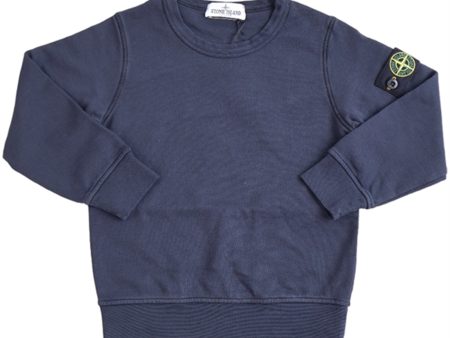 Stone Island Junior Sweatshirt Navy Blue Discount