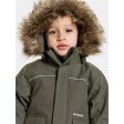 Didriksons Deep Green Kure Kids Parka Jacka For Sale