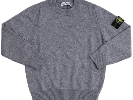 Stone Island Stickat Melange Dark Grey Fashion