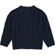 Copenhagen Colors Navy Stickad Tröja Online now