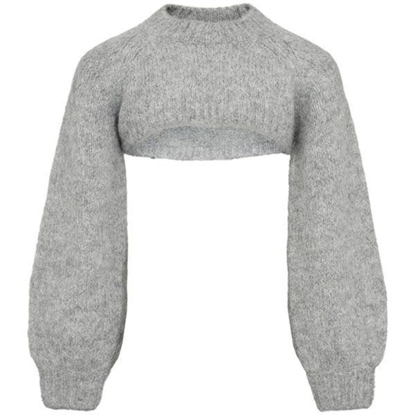 Sofie Schnoor Grey Melange Stickat Online Sale