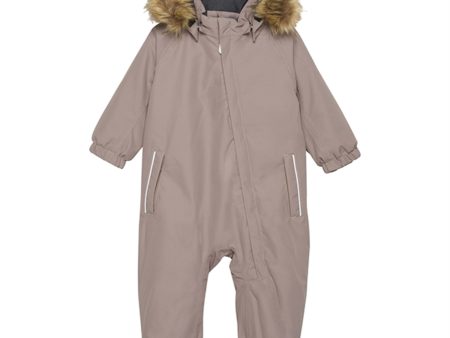 Color Kids Vinteroverall m. Faux Fur Fossil Supply