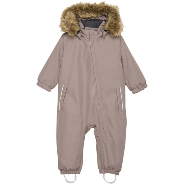 Color Kids Vinteroverall m. Faux Fur Fossil Supply