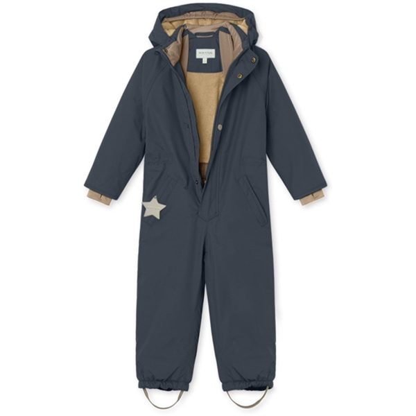 MINI A TURE Wanni Fleece Vinteroverall Blue Nights Online Hot Sale