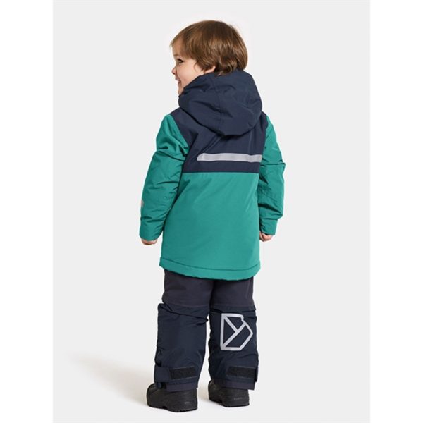 Didriksons Petrol Green Skare Kids Set Online