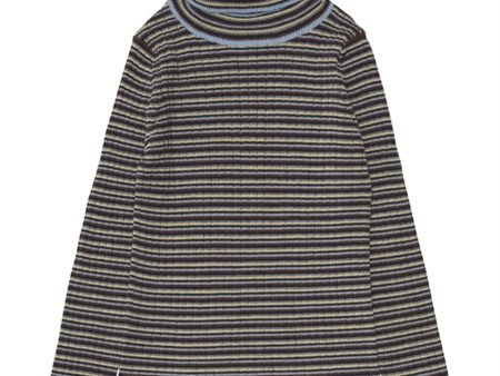 FUB Turtleneck Multi Stripe Cheap