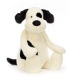 Jellycat Bashful Sort Creme Hvalp 108 cm Online Sale