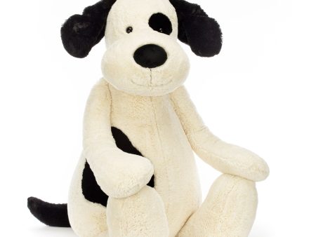 Jellycat Bashful Sort Creme Hvalp 108 cm Online Sale