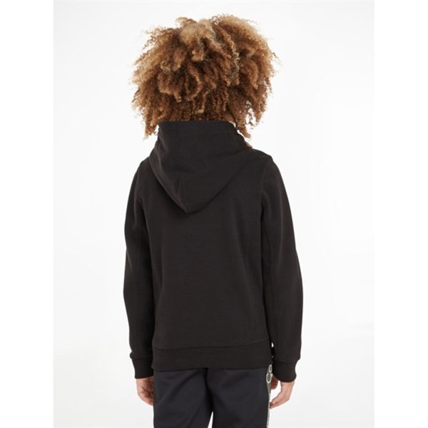 Calvin Klein Badge Rib Hoodie Ck Black For Cheap