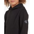 Calvin Klein Badge Rib Hoodie Ck Black For Cheap