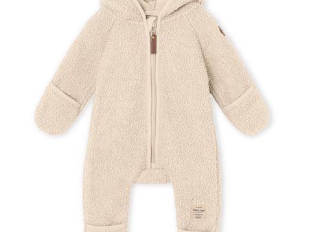 MINI A TURE Adel Teddy Fleece Overall Sand Dollar Online Sale