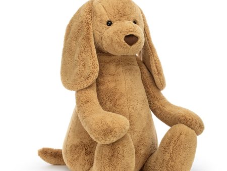 Jellycat Bashful Hvalp Toffee 108 cm on Sale