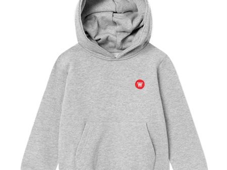 Wood Wood Grey Melange Izzy Hoodie For Discount