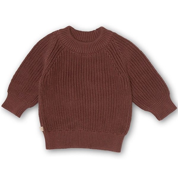 That s Mine Marron Flo Stickat Sweater Discount