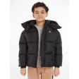 Calvin Klein Ckj Logo Tape Puffer Jakke Ck Black Discount