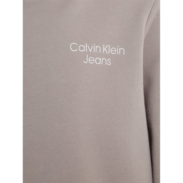 Calvin Klein Ckj Stack Logo Hoodie Porpoise Online now