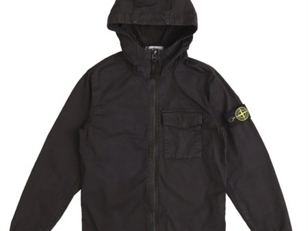 Stone Island Junior Overshirt Black Discount