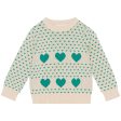 Flöss Zoe Stickat Sweater Leaf Green Online Sale