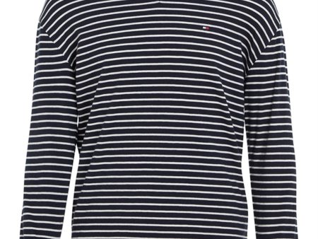 Tommy Hilfiger Essential Stripes Bluse Navy   White Stripes Online