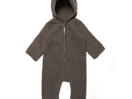 Huttelihut Overall Ører Bomuldsfleece Mushi Cot Fleece Brown Online