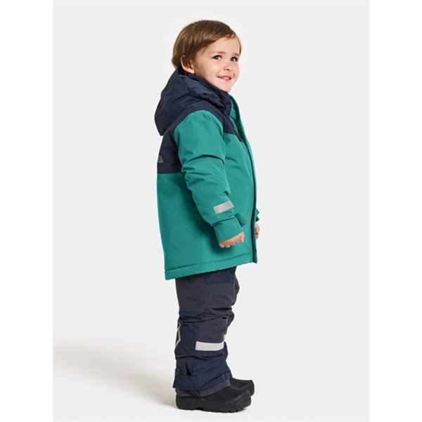 Didriksons Petrol Green Skare Kids Set Online