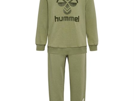 Hummel Oil Green Arine Crewsuit Hot on Sale