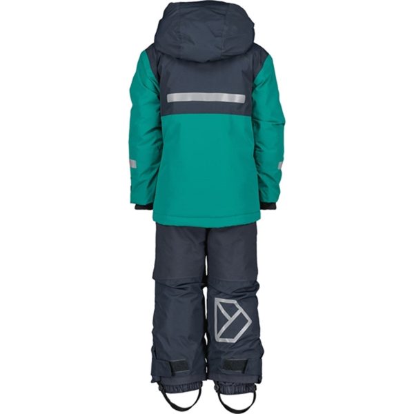 Didriksons Petrol Green Skare Kids Set Online