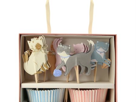 Meri Meri Cutie Kittens Cupcake Kit For Sale