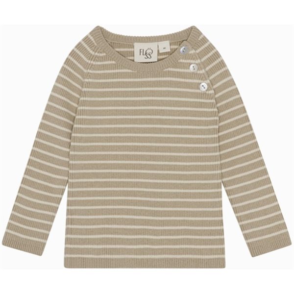 Flöss Flye Stickat sweater Sand Online Hot Sale