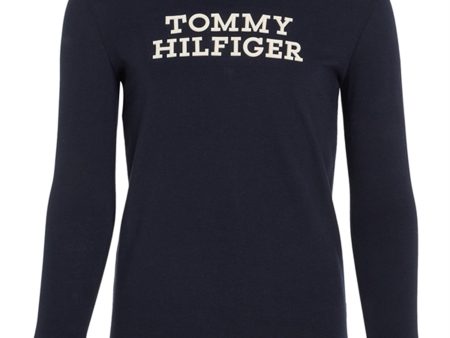 Tommy Hilfiger Logo Bluse Desert Sky For Discount