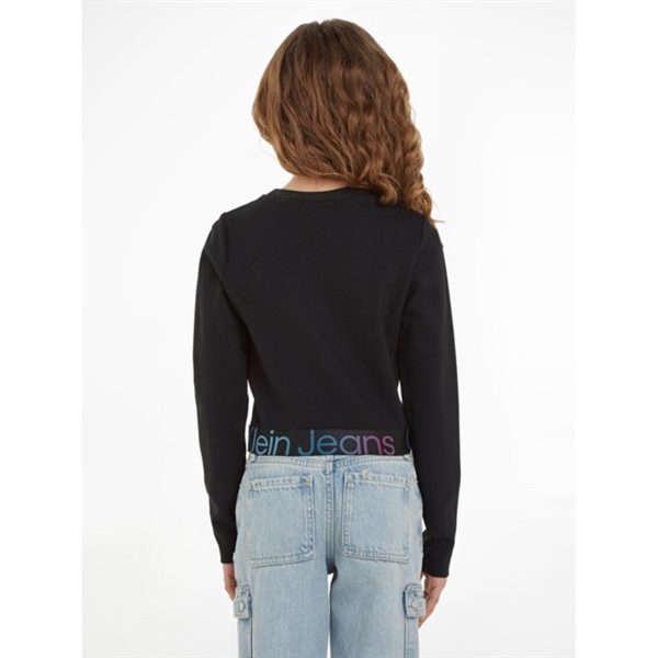 Calvin Klein Punto Tape Ls Topp Ck Black on Sale