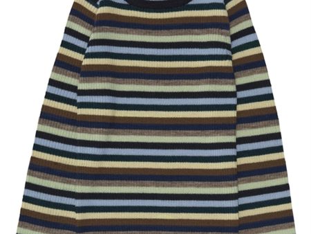 FUB Rib Tröja Multi Stripe Online