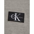 Calvin Klein Mineral Dye Badge Bluse Ck Black For Discount