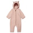 Huttelihut Overall Ører Bomuldsfleece Mushi Cot Fleece Dusty Rose Rose on Sale