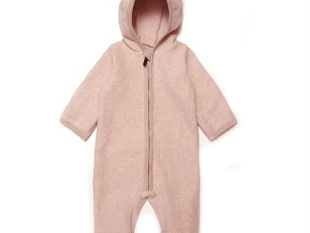 Huttelihut Overall Ører Bomuldsfleece Mushi Cot Fleece Dusty Rose Rose on Sale